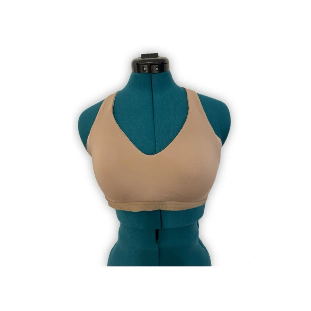 Lululemon Athletica Up For It Beige Sports Bra